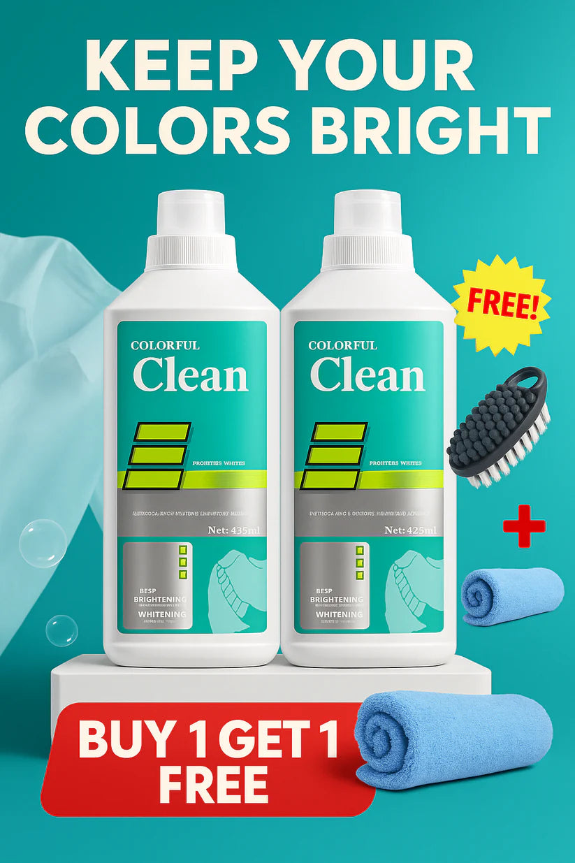 8 in 1 Colour Bleach Laundry Detergent Stain Remover ( BUY 1 GET 1 FREE )