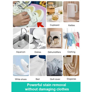 8 in 1 Colour Bleach Laundry Detergent Stain Remover ( BUY 1 GET 1 FREE )