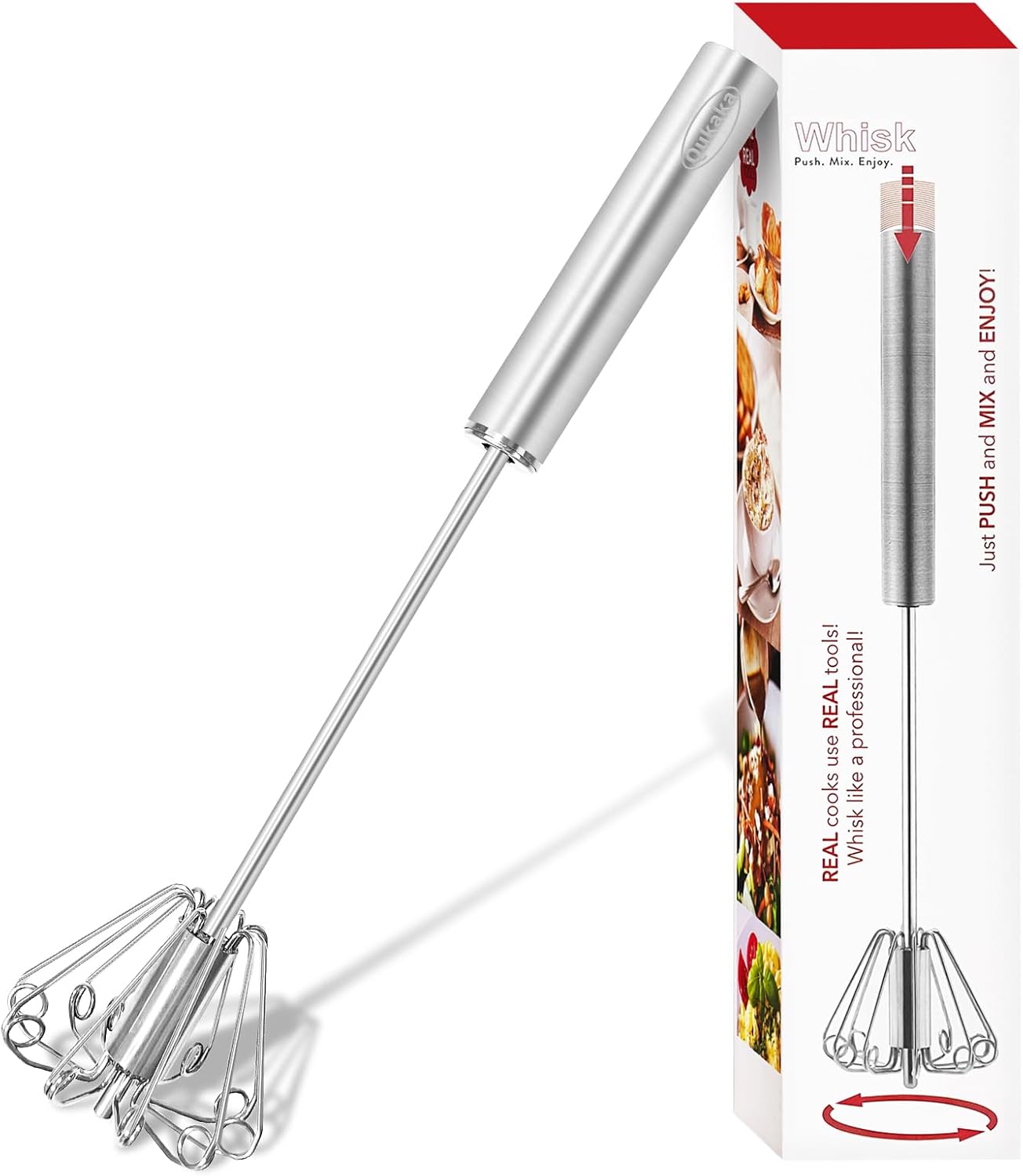 Stainless Steel Semi-Automatic Whisk BUY 1 GET 1 FREE