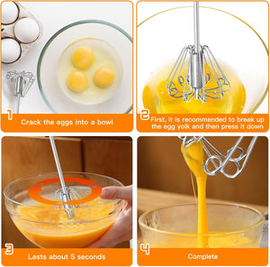 Stainless Steel Semi-Automatic Whisk BUY 1 GET 1 FREE